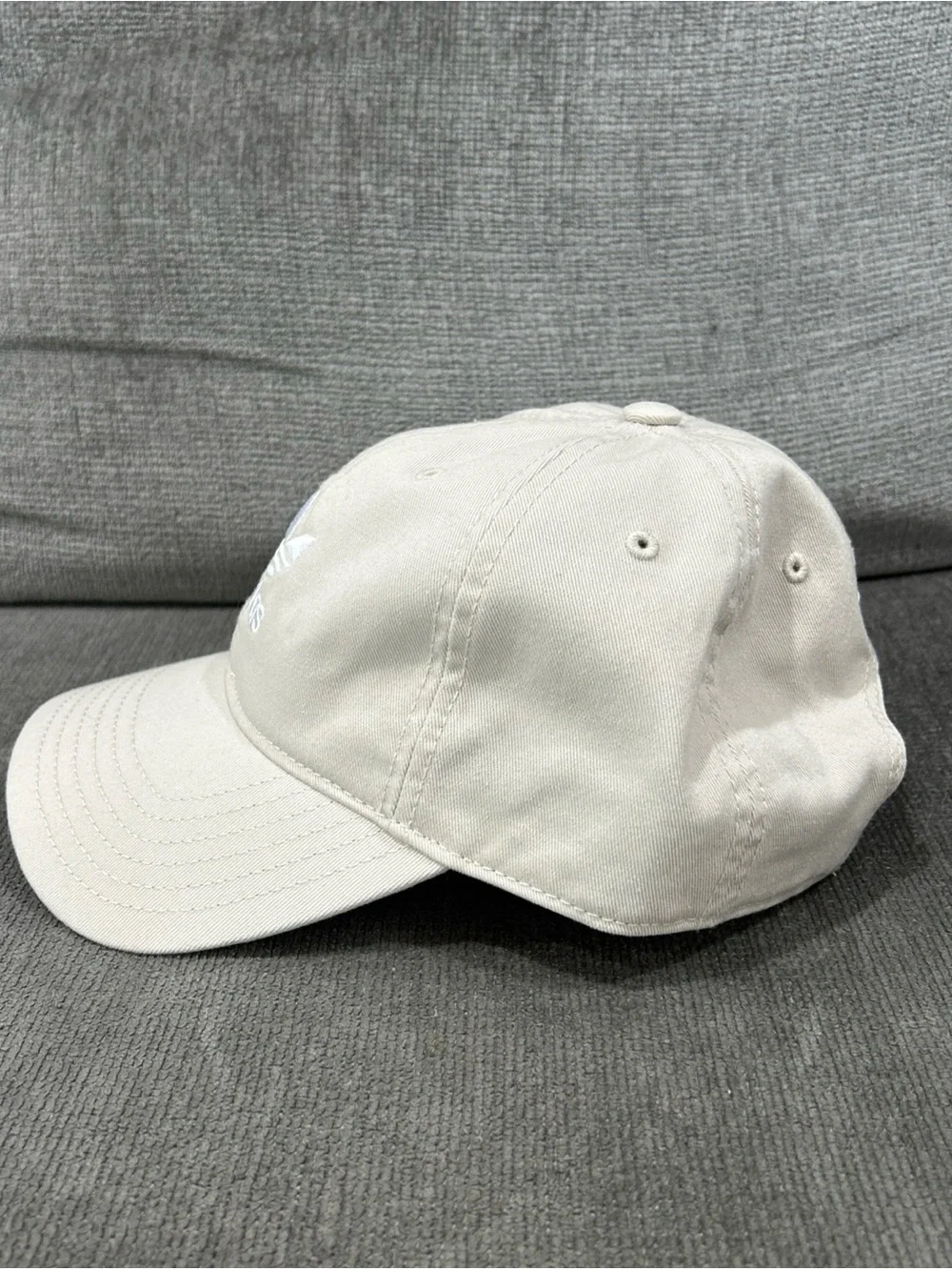 Adidas Baseball Cap Hat Logo Women’s Adjustable Beige Khaki